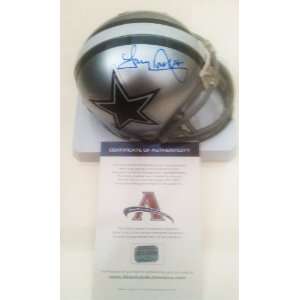  Tony Dorsett Signed Dallas Cowboys Mini Helmet Everything 