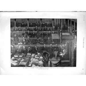  1897 Parliament Folkestone House Commons French Chamber 
