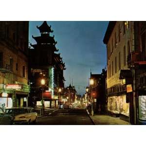  Chinatown, San Francisco CA Vintage Repro Poster 
