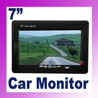 TFT LCD Color Car Rearview Headrest Monitor DVD VCR  
