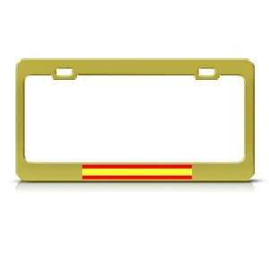 Spain Flag Spanish Espena Country Metal license plate frame Tag Holder