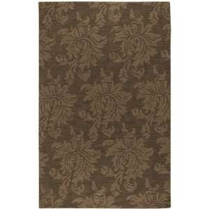   Collection Mystique 174 Chocolate Brown Floral Area Rug 8.00 x 11.00