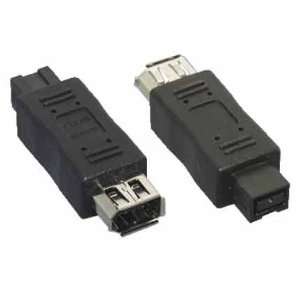  IEEE 1394 FireWire(r) 9 pin Male to 6 pin Female Adapter 