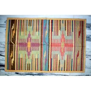  Decorative Indian Hand Loom Woven Heavy Duty Large Cotton Mat Rug 