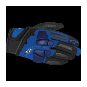   Alpinestars Raven Gloves , Color Blue, Size Lg 35676717L Automotive