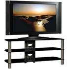   Series Flat Panel TV Stand Black Easy Access To Wire Management