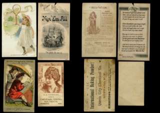 Dealer Lot 11 Victorian Antique Trade cards  