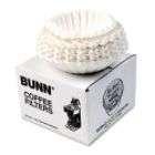 Bunn Flat Bottom Coffee Filters, 12 Cup Size, 250/PK