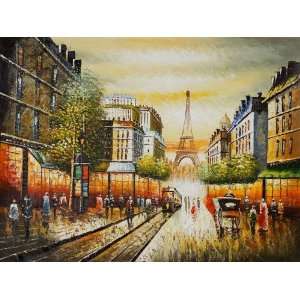  Art Reproduction Oil Painting   Famous Cities Buggy Ride 