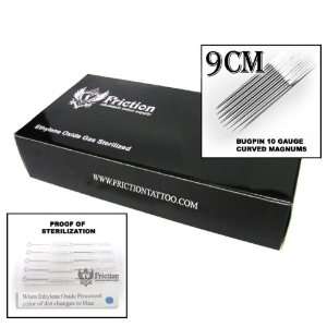  9 Bugpin CM Curved Magnum Mag Sterilized Tattoo Needles 
