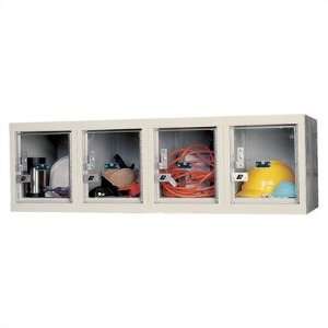  HALLOWELL Safety View Plus 4 Wide Wall Mount Lockers 