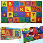 Quality 56 piece Build and Play Alphabets Play Mat 7x4 feet