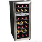   21 Bottle Dual Zone Stainless Steel Wine Cooler   Stainless Steel