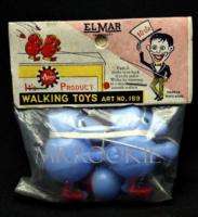 Rare Vintage Elmar Walking toy Ramp Walker w/weight MIP  