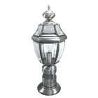    SA 360 Degree Motion Activated Decorative Post Light, Antique Silver