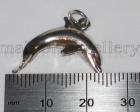 Sterling Silver Dolphin Charm   Pendant  
