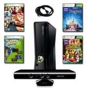XBOX 360 Slim 4GB Super Holiday Bundle with 6 Games and More  