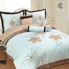 Blue Silk Bed Comforter  
