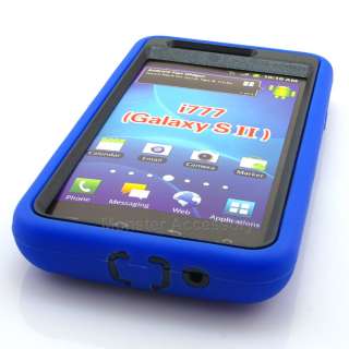   Double Layer Hard Case Gel Cover For Samsung Galaxy S2 i9100  