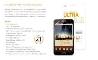 Samsung Galaxy Note I9220 N7000 SGP LCD Anti Fingerprint/Glare Screen 