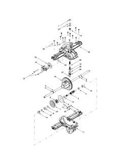 MTD Lawn tractor Frame/drive belt/transmis  Parts  Model 