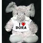 SHOPZEUS Plush Elephant (Slowpoke) toy with I Love Dora