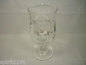 Water Goblet Glass Heirloom by Pfaltzgraff 6 1/2 Tall 12oz   Very 