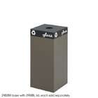 Safco Office Furniture 32 High Waste Receptacle for Recycling by 