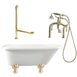   Tub with Deck Mount Faucet   Faucet Finish Oil Rubbed Bronze, Tub