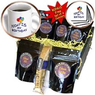 3dRose LLC Birthday   Today is my Birthday   Coffee Gift Baskets at 