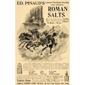   Roman Smelling Salts Greek Chariot   Original Print Ad