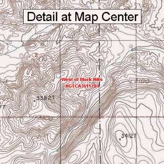 com USGS Topographic Quadrangle Map   West of Black Hills, California 