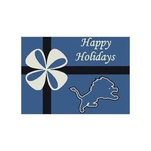  Detroit Lions 3 10 x 5 4 Holiday Area Rug