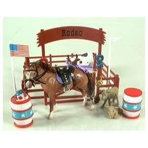    Breyer Grand Champions Mini Rodeo Adventure Set Toys & Games