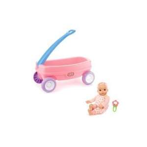  Little Tikes BABY born Lil Wagon & Love to Giggle baby 