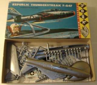 Hawk Republic Thunderstreak F 84F Model Kit 606, MIB  
