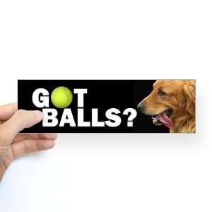  Balls Pets Bumper Sticker by  Arts, Crafts 