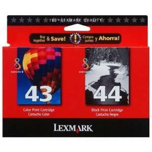  Lexmark 43/44 (18Y0372) OEM Genuine Inkjet/Ink Cartridge 