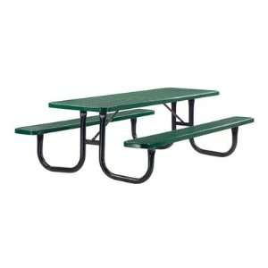  Plastic Coated Picnic Table, 8 Patio, Lawn & Garden