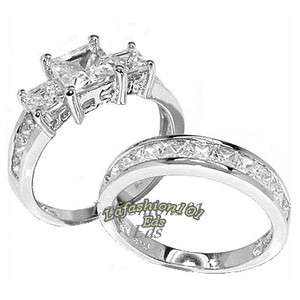 AAA Selling PRINCESS WEDDING/ENGAGEMENT SET sz 6  