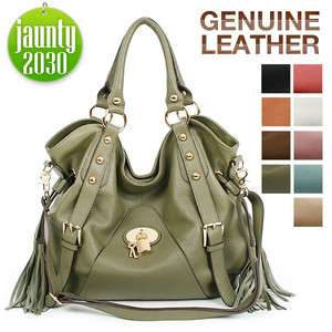 New GENUINE LEATHER purses handbags HOBO TOTES SHOULDER Bag[WB1051 