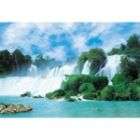 Komar Scenic China Waterfall Mural   12ft. 9in. wide x 8ft. 10in. high