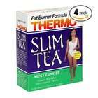   Tea Thermo Slim Tea, Mint Ginger, Tea Bags, 24 Count Box (Pack of 4
