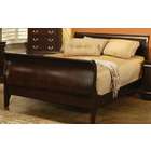   California King Sleigh Bed in Rich Cappuccino Finish by Coaster