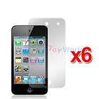 6x lcd screen protector cover for ipod touch 4g 4th