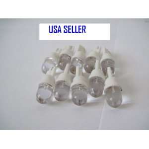  5 pairs T10 wedge led light bulbs white, blue, straight 