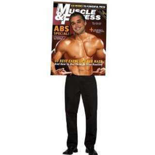    Muscle & Fitness Male Body Builder Magazine Adult Costume Clothing