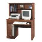   43 1/2W x 19 3/4D Computer Desk with Hutch   Planked Cherry