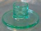green depression glass  