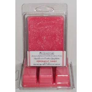  2 Pack Scented Soy Wax Melts Peppermint Candy by The 